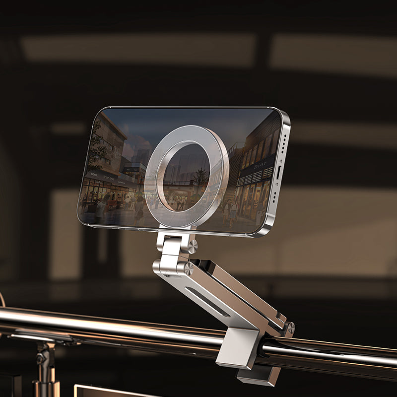 New Magsafe Magnetic Folding Stand | Portable Desktop & Car Multi-Purpose Stand